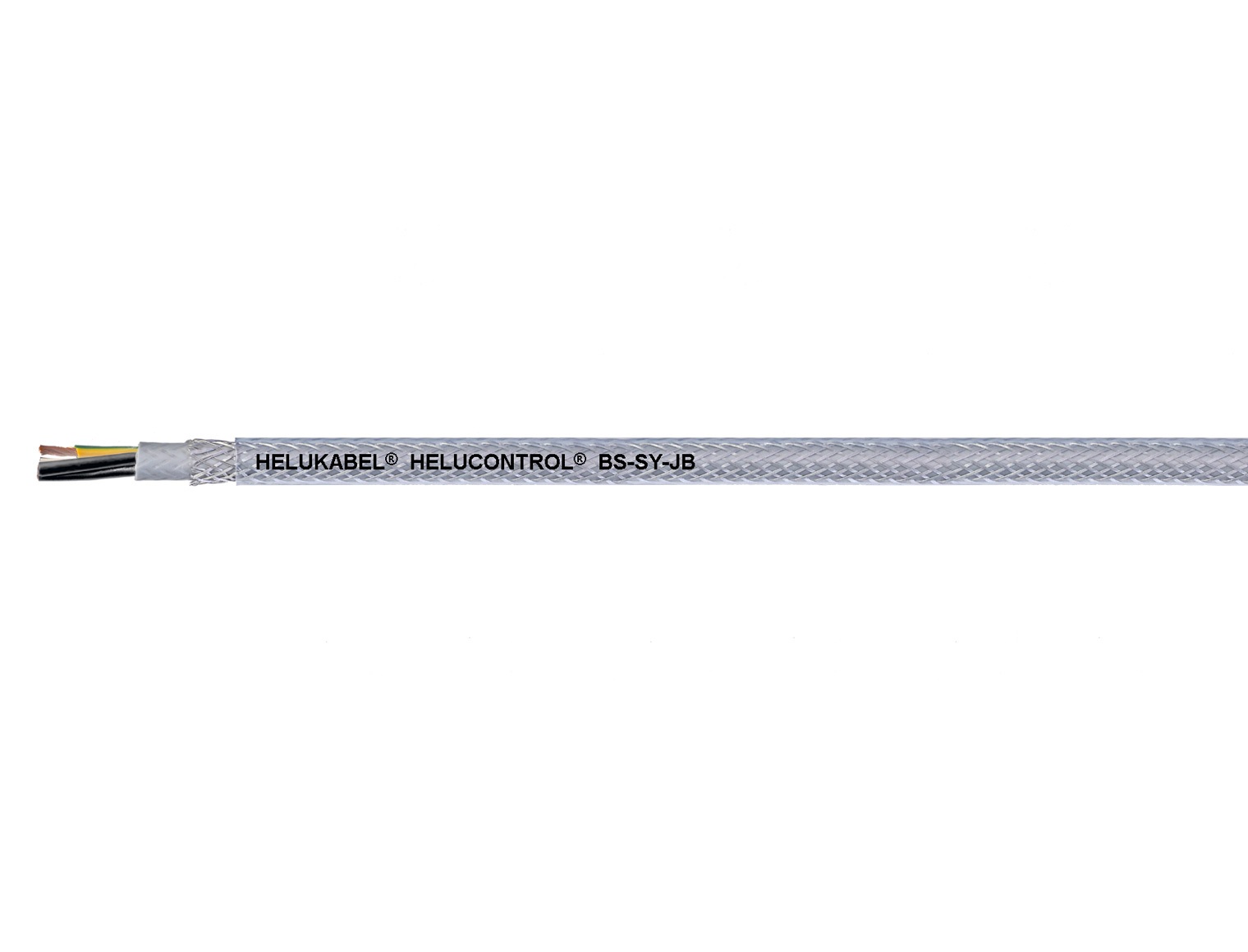 PUR control and connection cable, 300/500 V, colour coded, unscreened, armoured