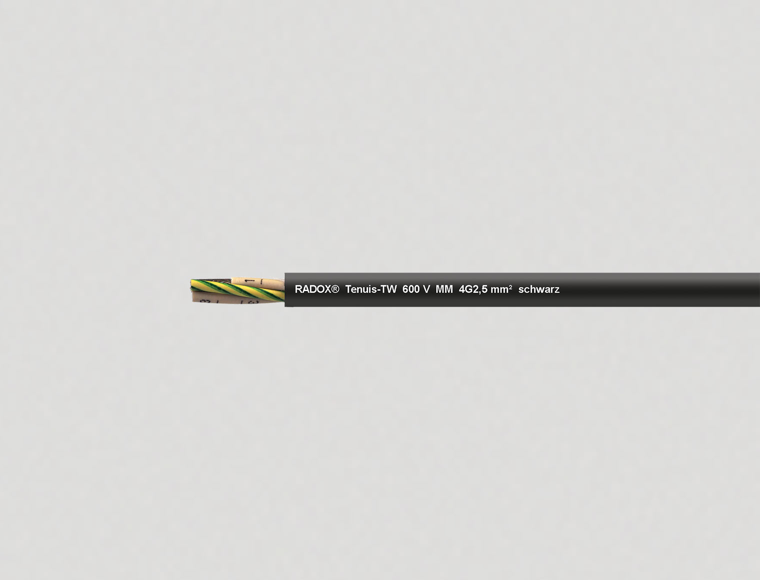 RADOX® TENUIS-TW 600V MM black 2 x 1.5 mm²