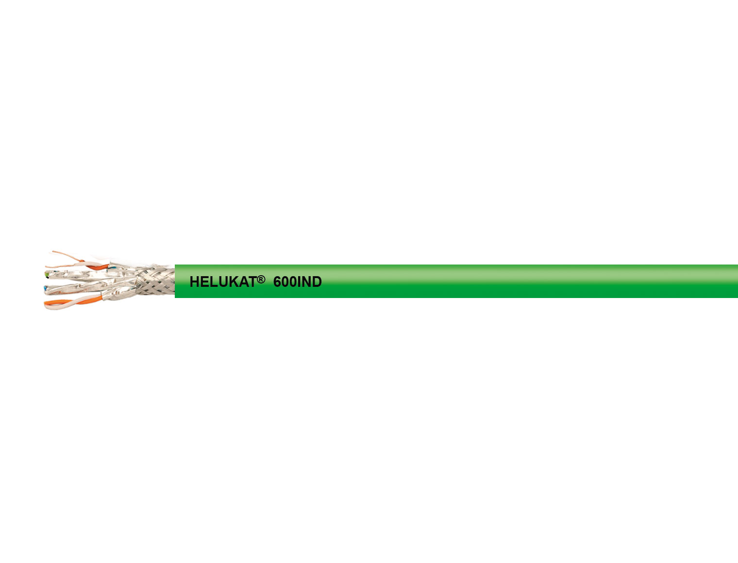 HELUKAT® 600IND CAT.7e S/FTP FRNC STATIC Industrial Ethernet Leitung, Kat. 7e, bis 1200 MHz, FRNC-Außenmantel, feste Verlegung