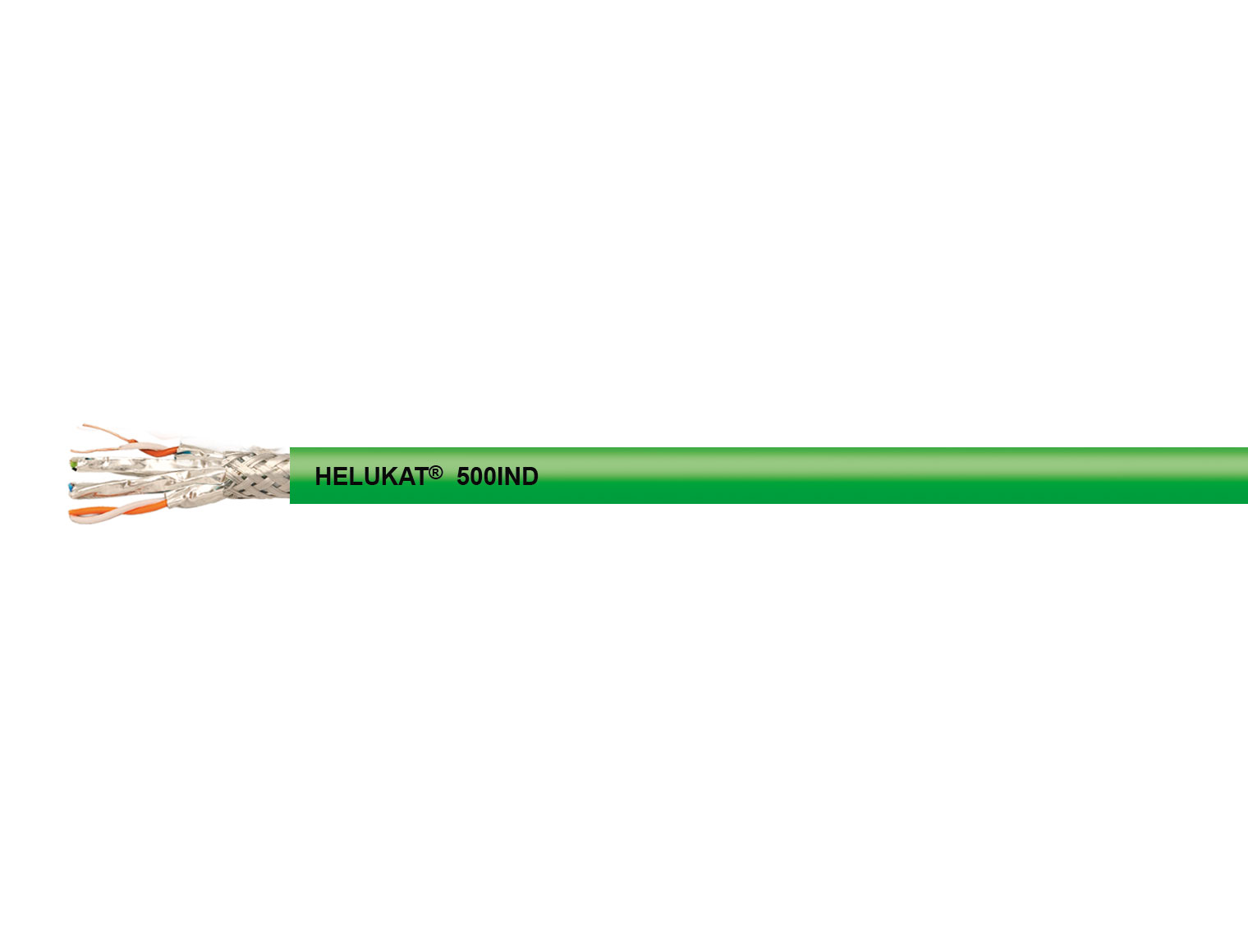 Industrial Ethernet Leitung, Kat. 6A, bis 500 MHz, PVC-Außenmantel, feste Verlegung