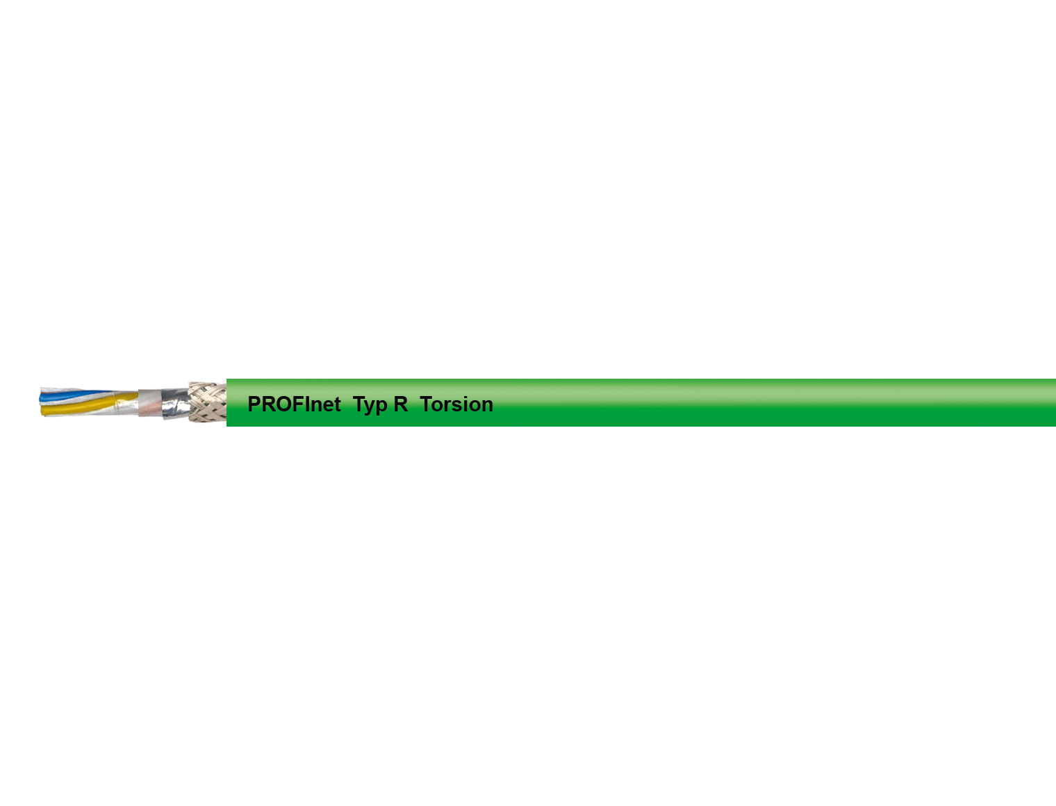 Industrial Ethernet cable, Kat. 5e for PROFInet systems, up to 100 MHz, PUR outer sheath, torsion rated