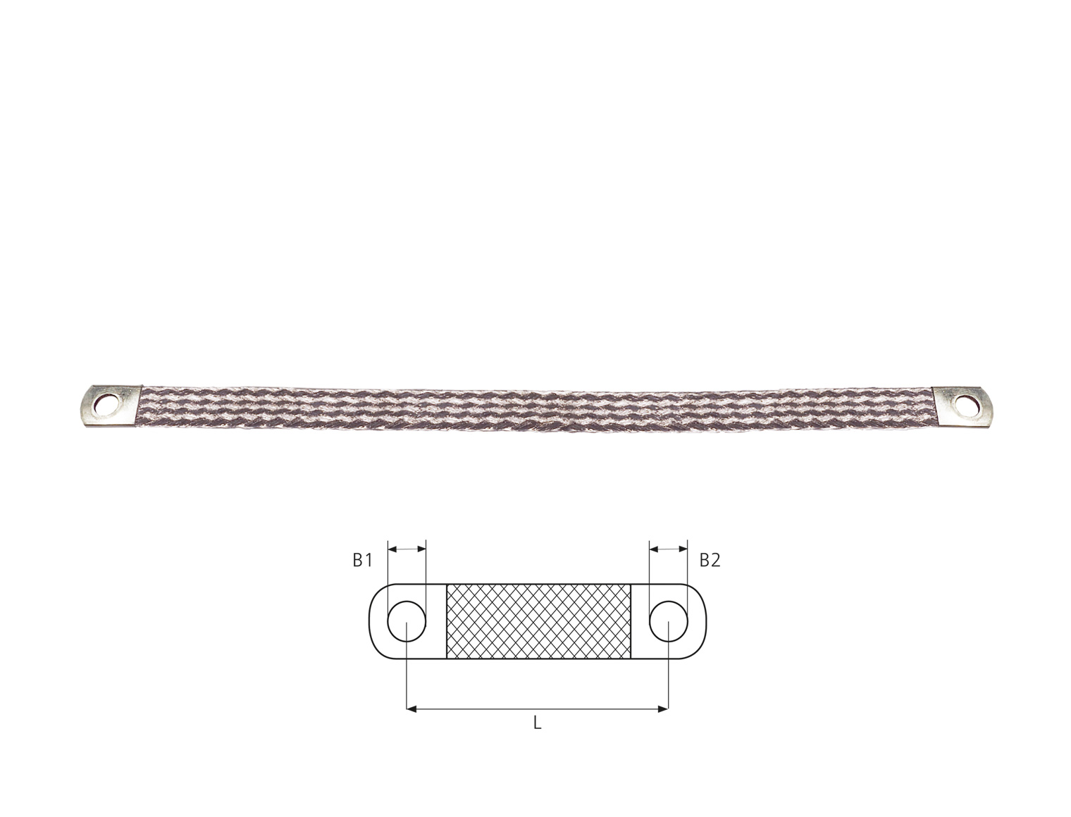 CU Earthing Strap for EMC Applications