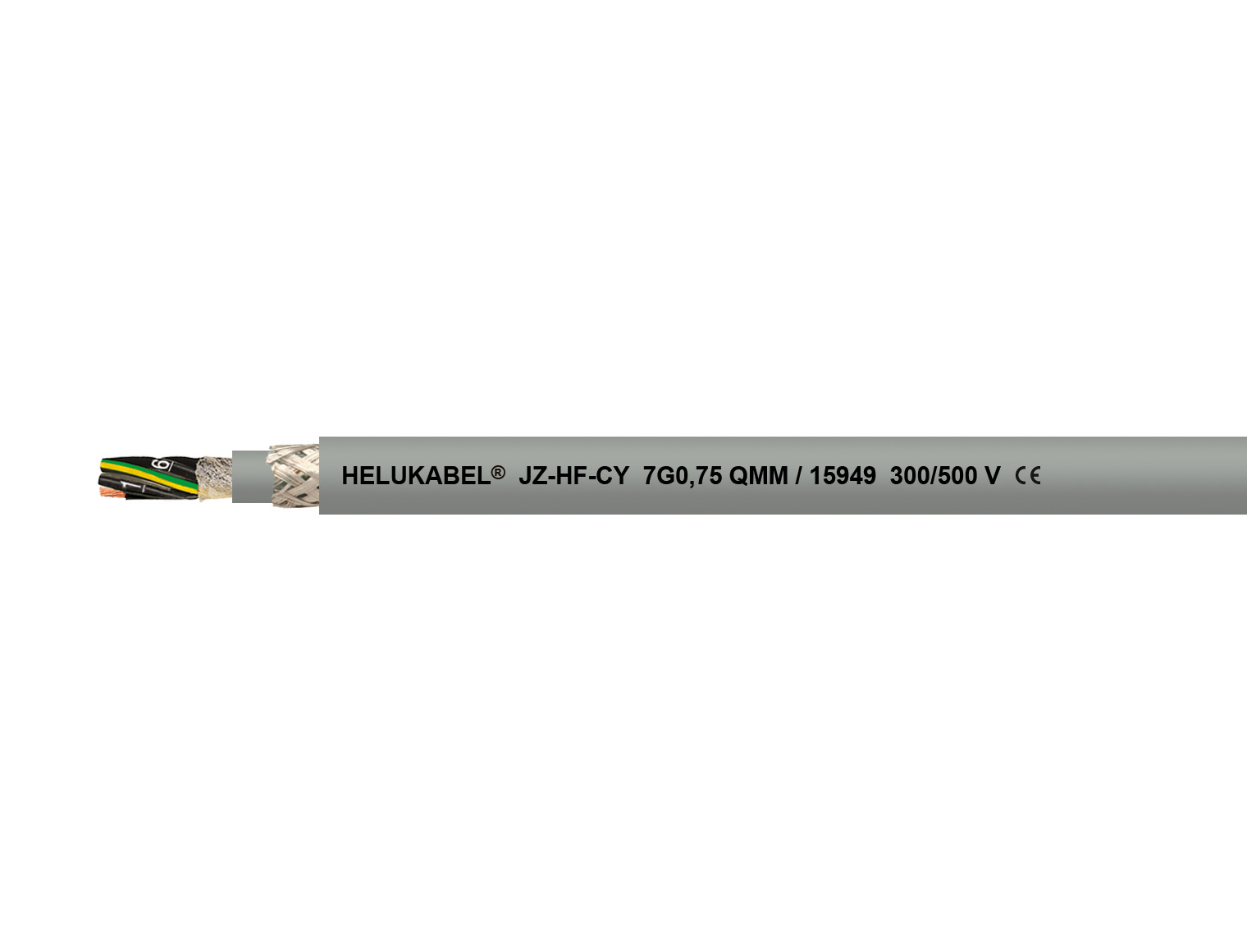 JZ-HF-CY grey 4 G 1.5 mm²