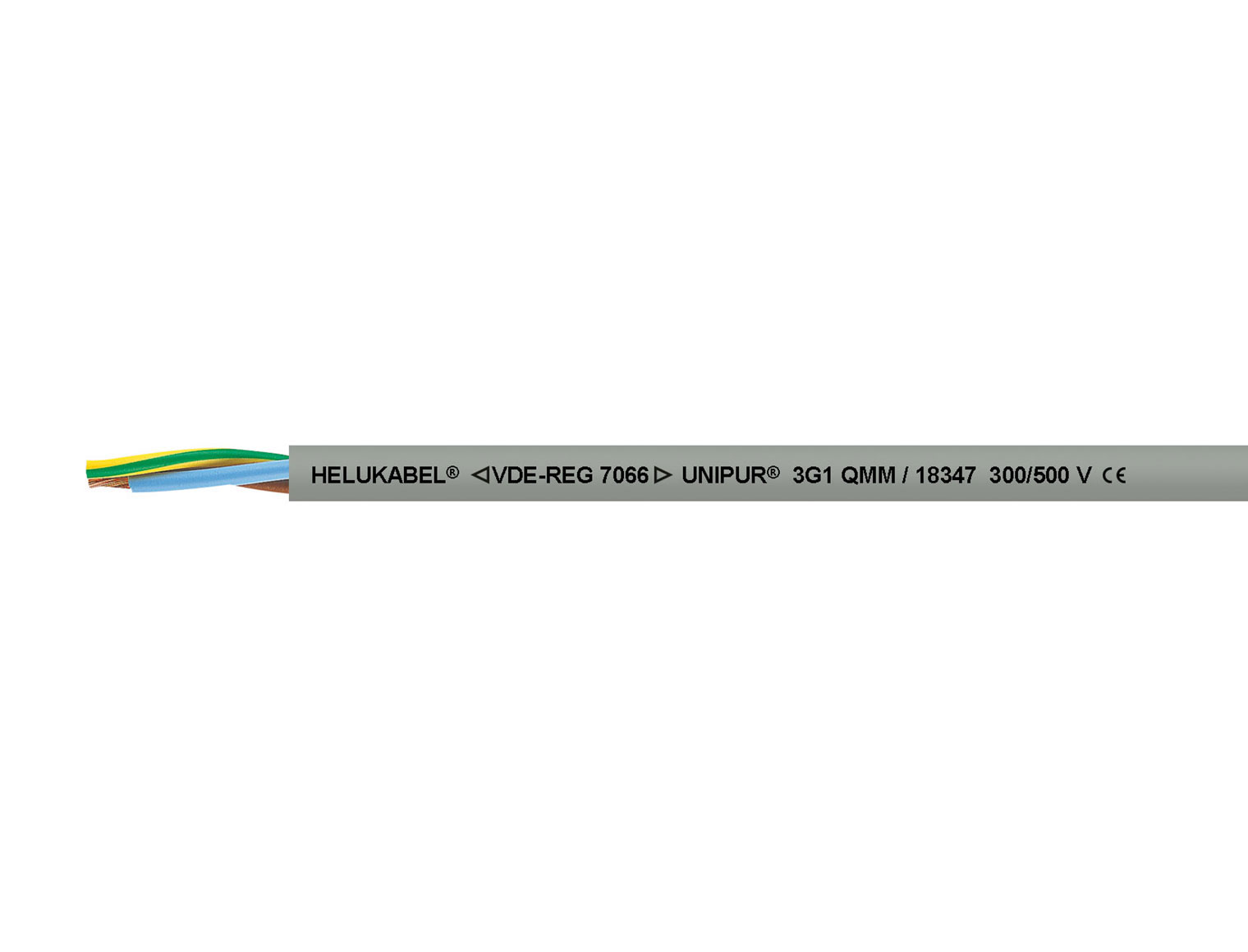 TPE-/PUR-Steuer- und Anschlussleitung, 450/750 V, farbcodiert | zifferncodiert, ungeschirmt