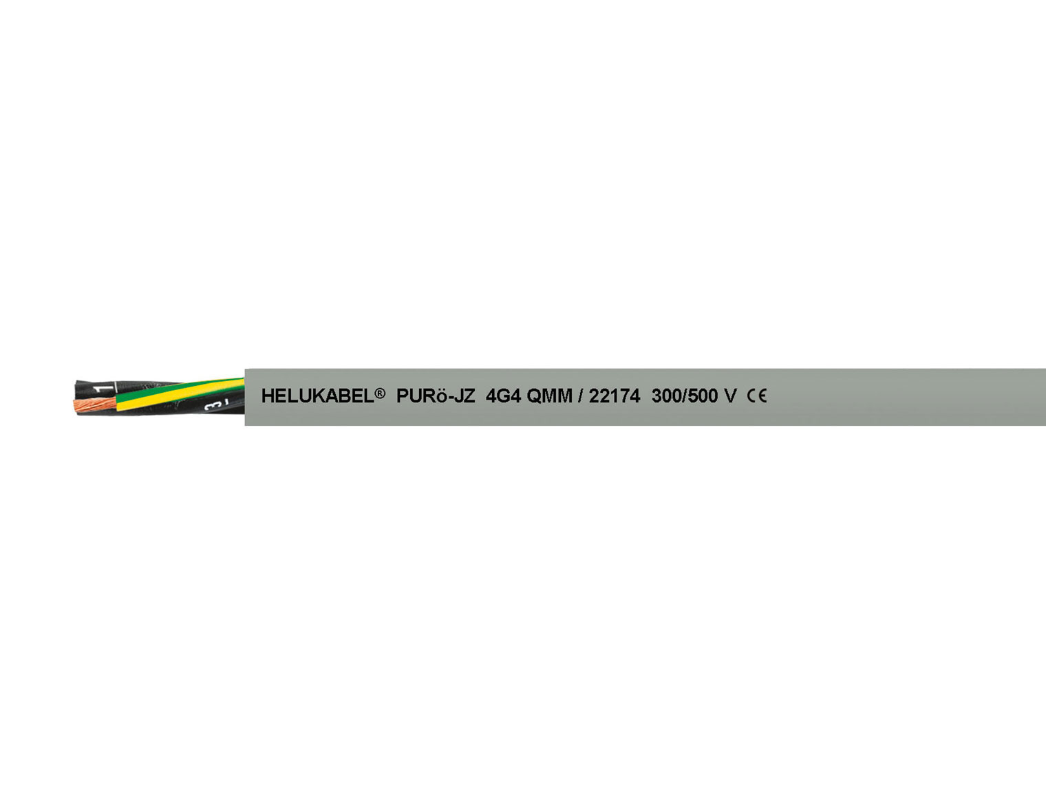 Carol C2404A 18/4 Control Cable – 50ft, UL-2464, EIA RS-232, Gray, Tinned Copper