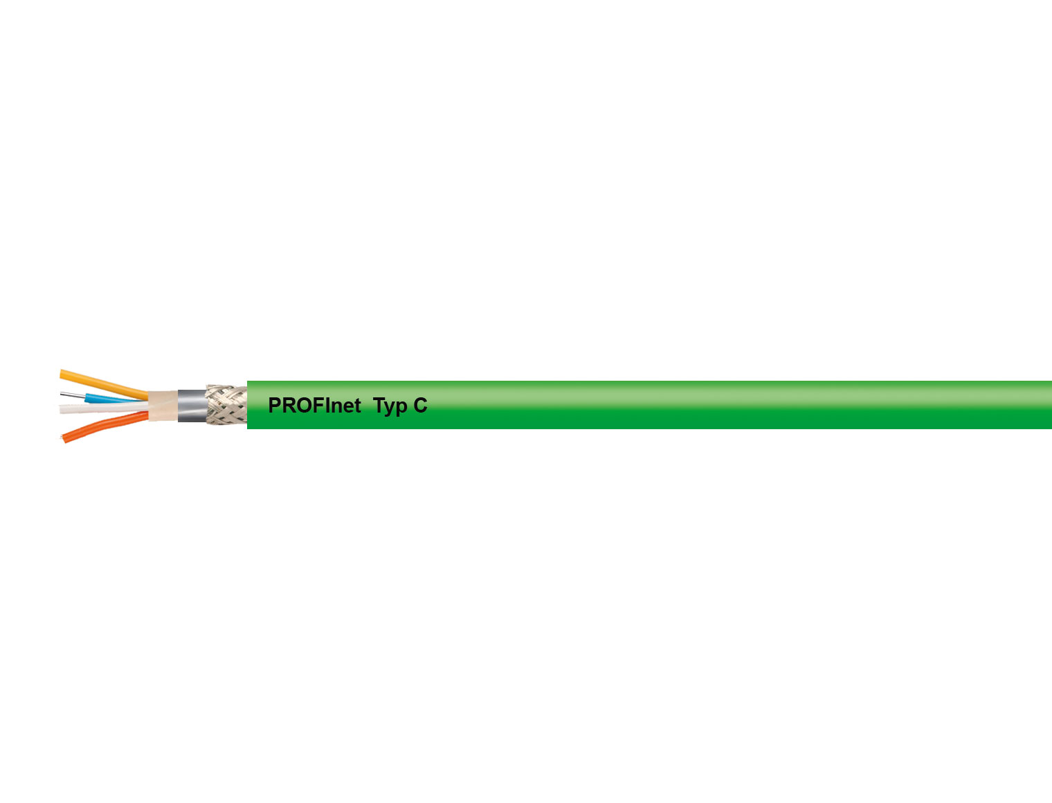 Industrial Ethernet Leitung, Kat. 5e für PROFInet Systeme, bis 100 MHz, PVC-Außenmantel, schleppkettenfähig