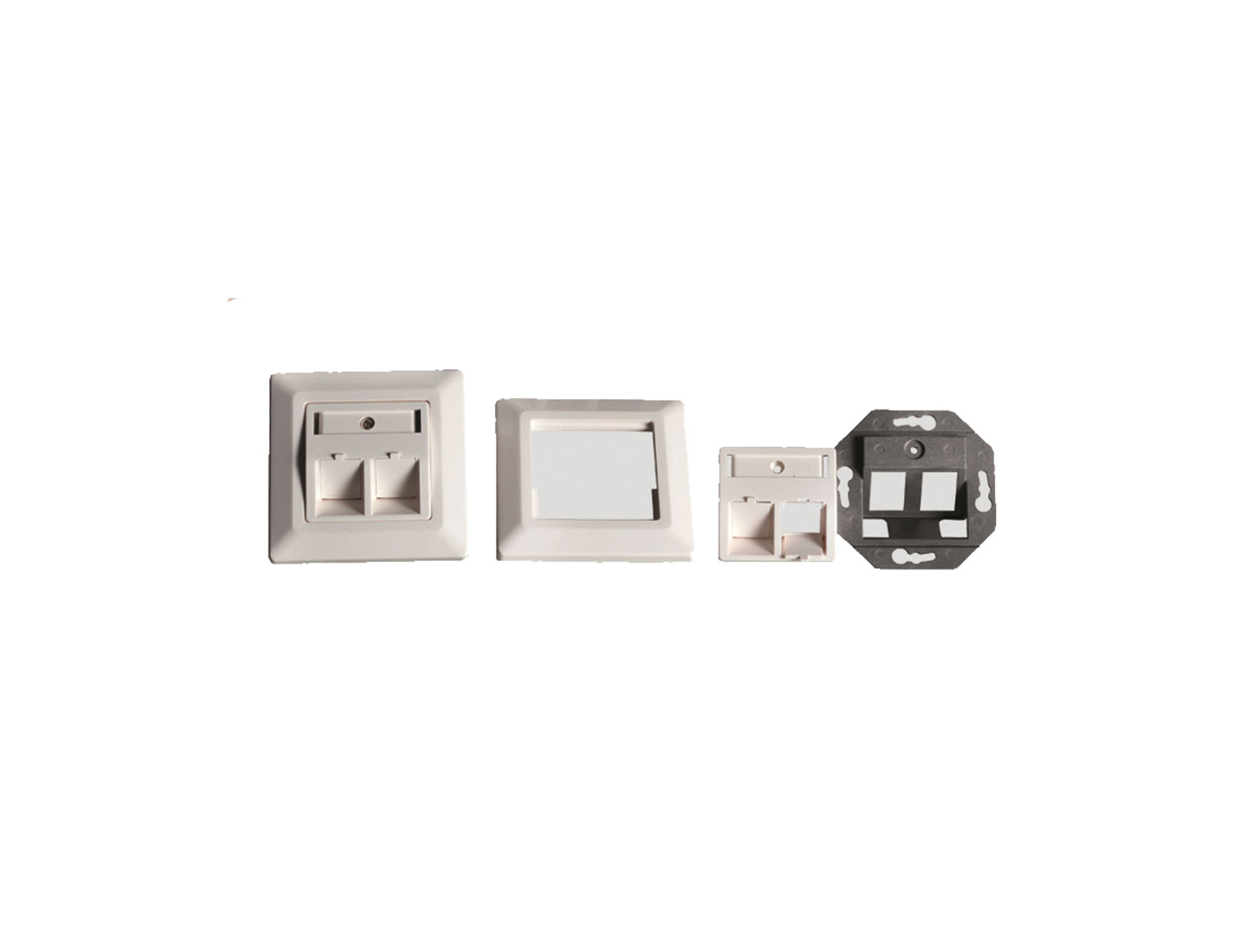 RJ45 Outlet support for module max. 2 modules