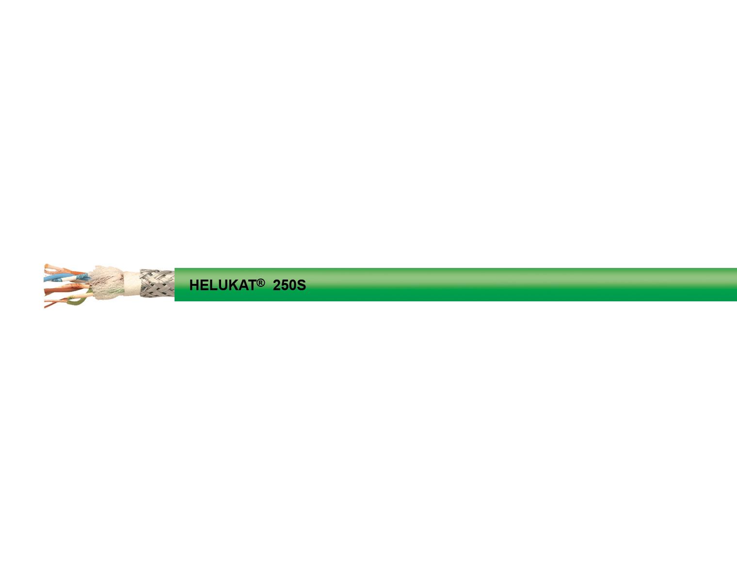 Industrial Ethernet cable, Cat. 6, up to 250 MHz, PUR outer sheath, suitable for use in drag chains
