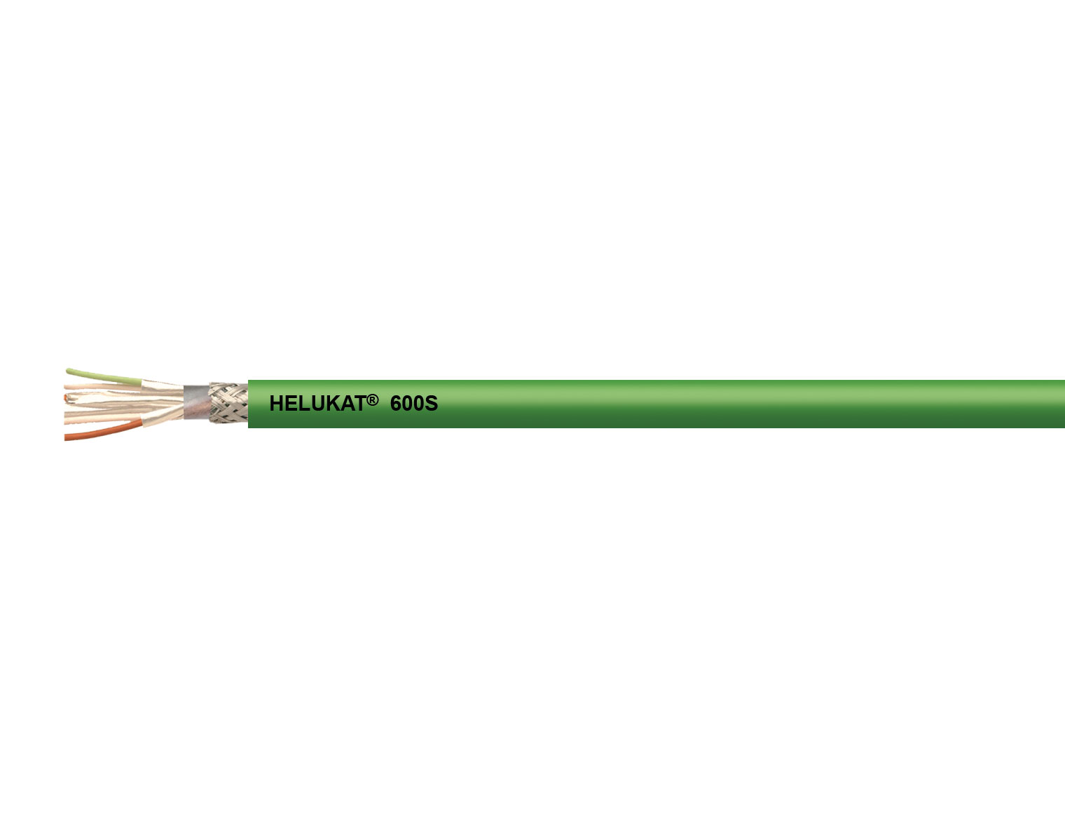 HELUKAT® 600S CAT.7 SF/FTP PUR CHAIN Industrial Ethernet Leitung, Kat. 7, bis 600 MHz, PUR-Außenmantel, schleppkettenfähig