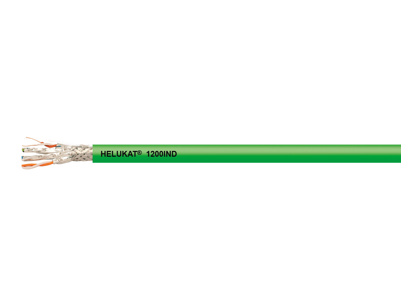 HELUKAT® 1200IND CAT.7A S/FTP PUR STATIC Industrial Ethernet Leitung, Kat. 7A, bis 1200 MHz, PUR-Außenmantel, feste Verlegung