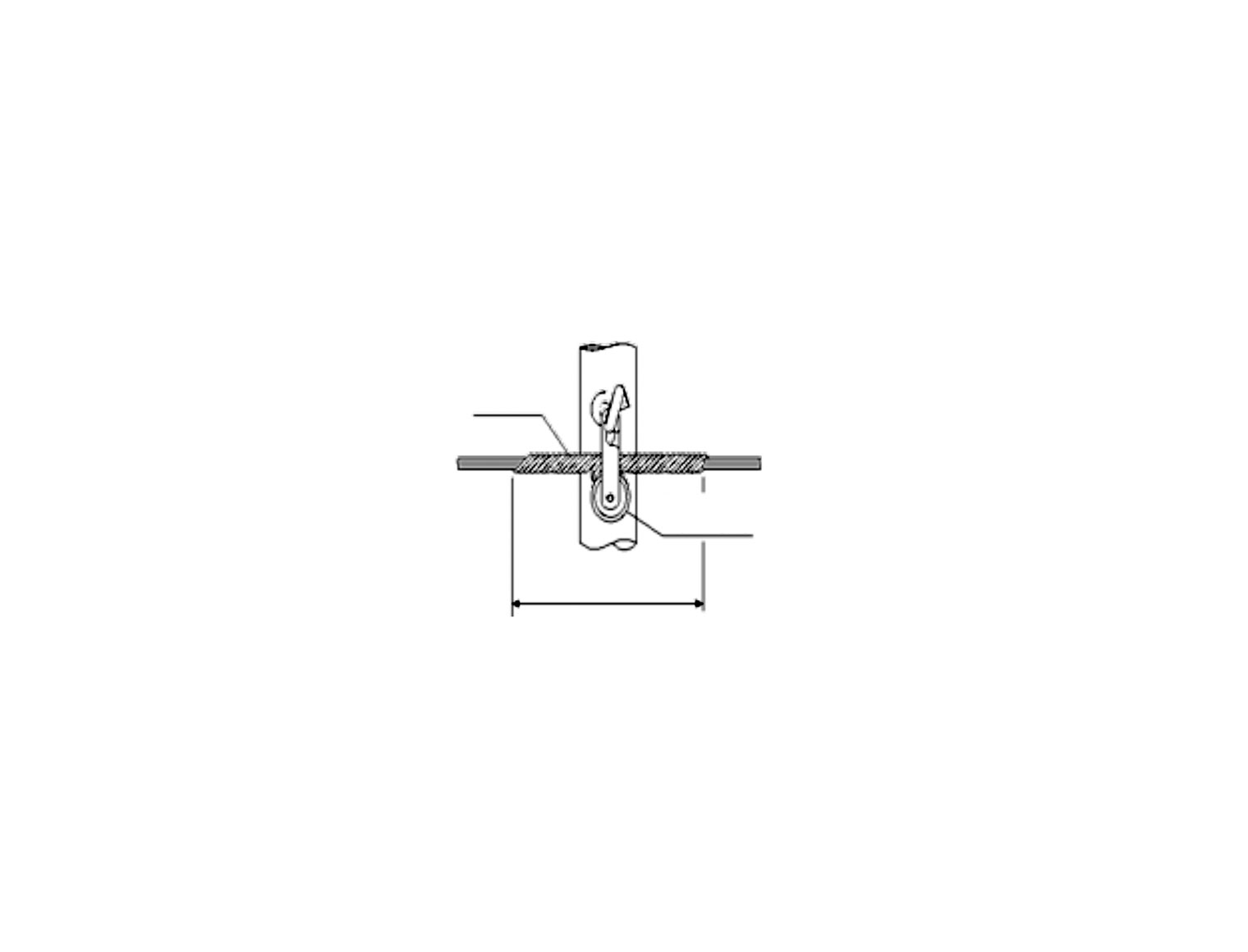 Fibre-Optic Suspension pulley with helical rod
