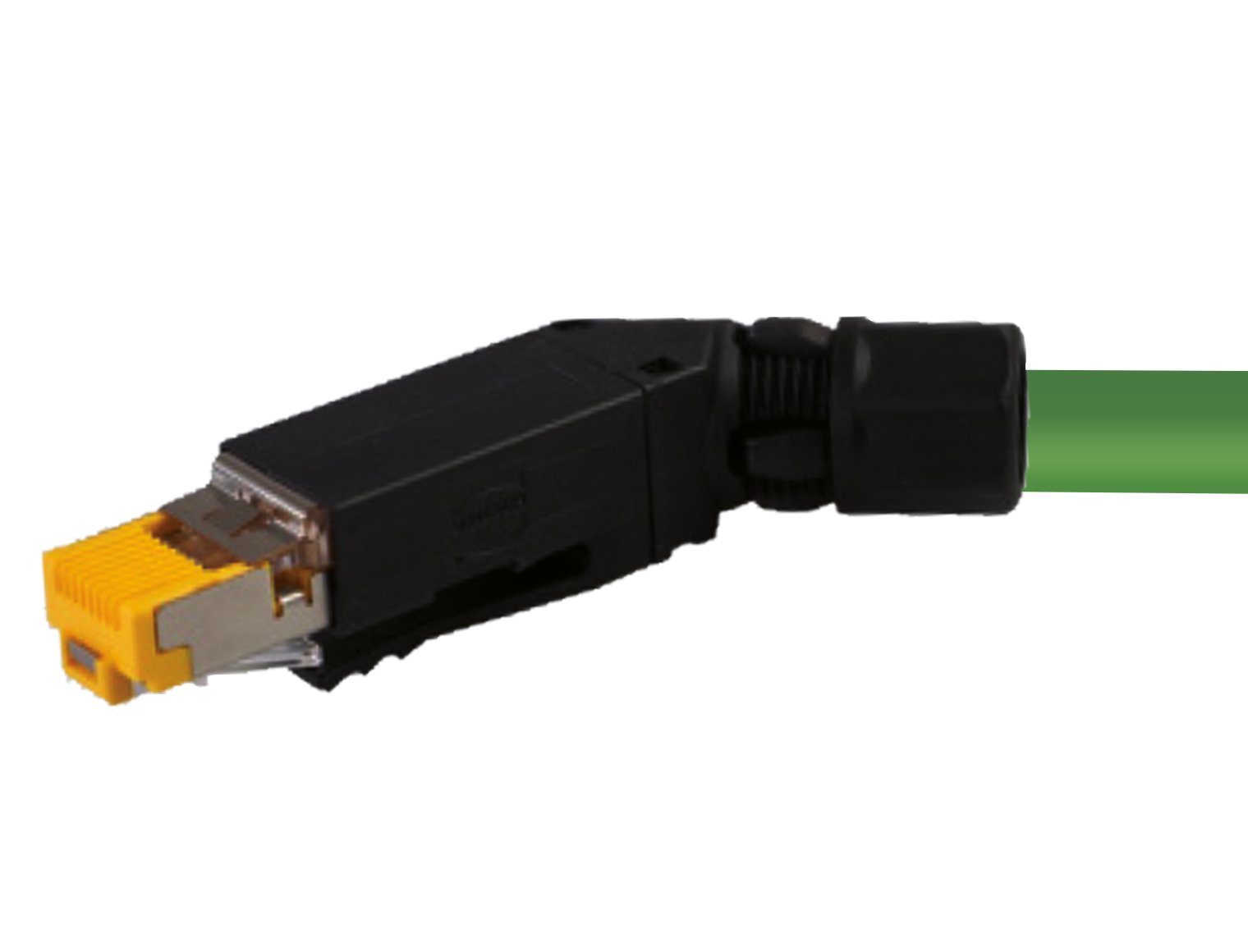 HELUKAT® CONNECTING SYSTEMS® INDUSTRY HELUKAT500S SF/FTP CAT.6A RJ45 90°