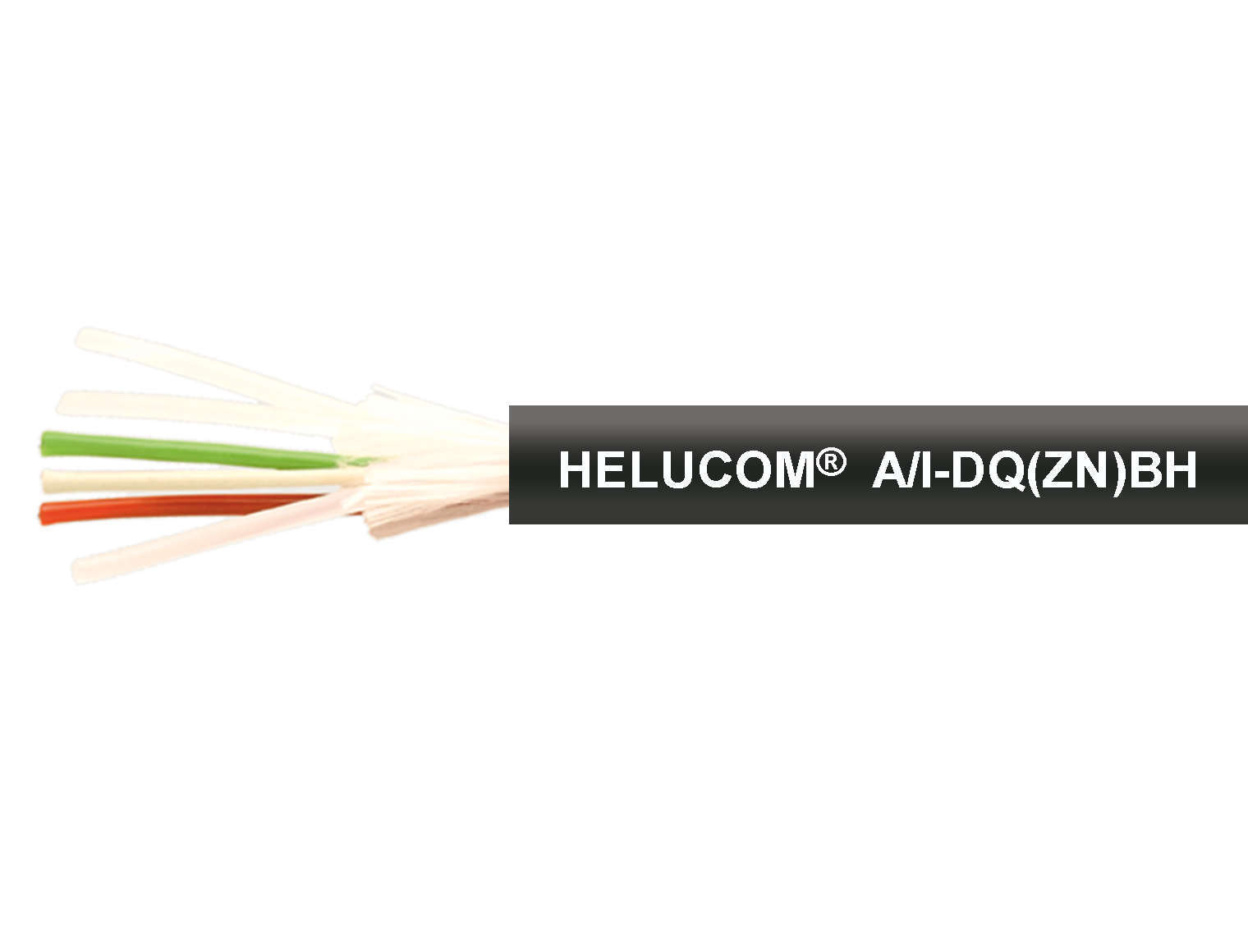 HELUCOM® A/I-DQ(ZN)BH schwarz 2x12 E9/125