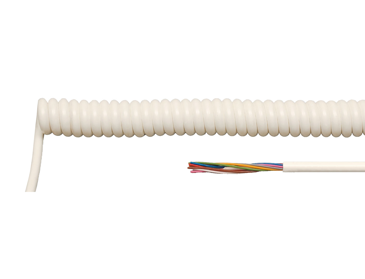 PVC spiral cable